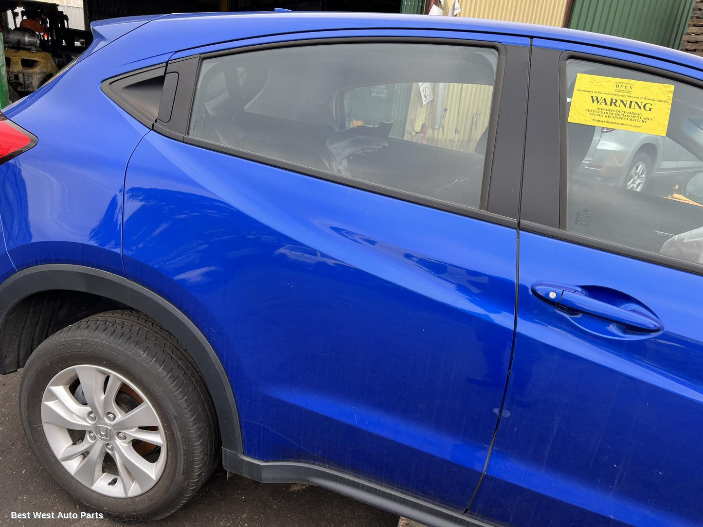 2020 HONDA HRV Right Rear Door Window