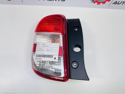 2014 NISSAN MICRA Left Taillight