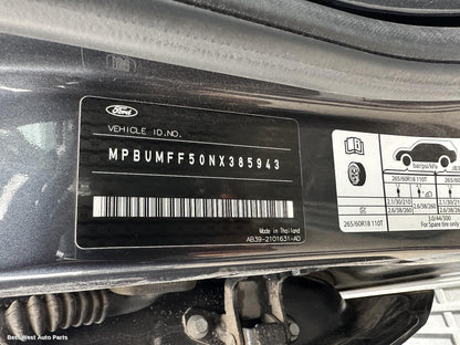 2022 FORD RANGER Sunvisor