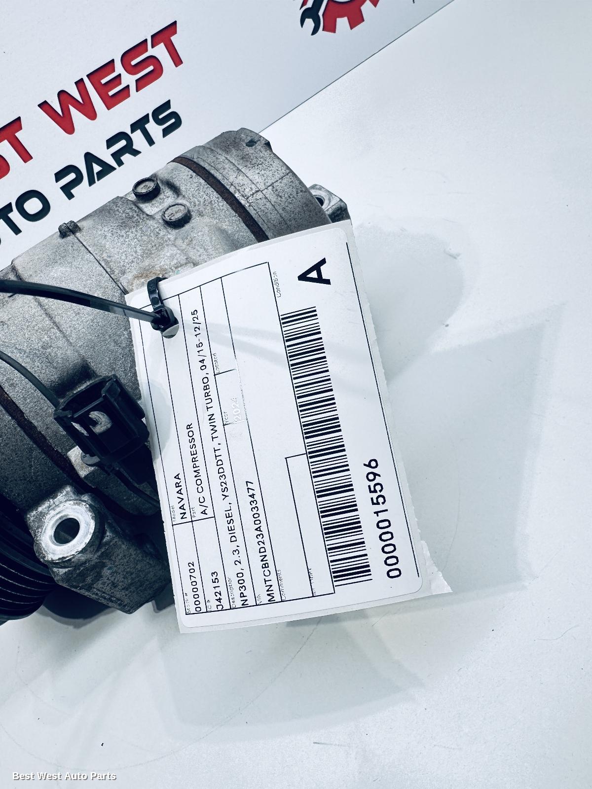 2024 NISSAN NAVARA A/C Compressor
