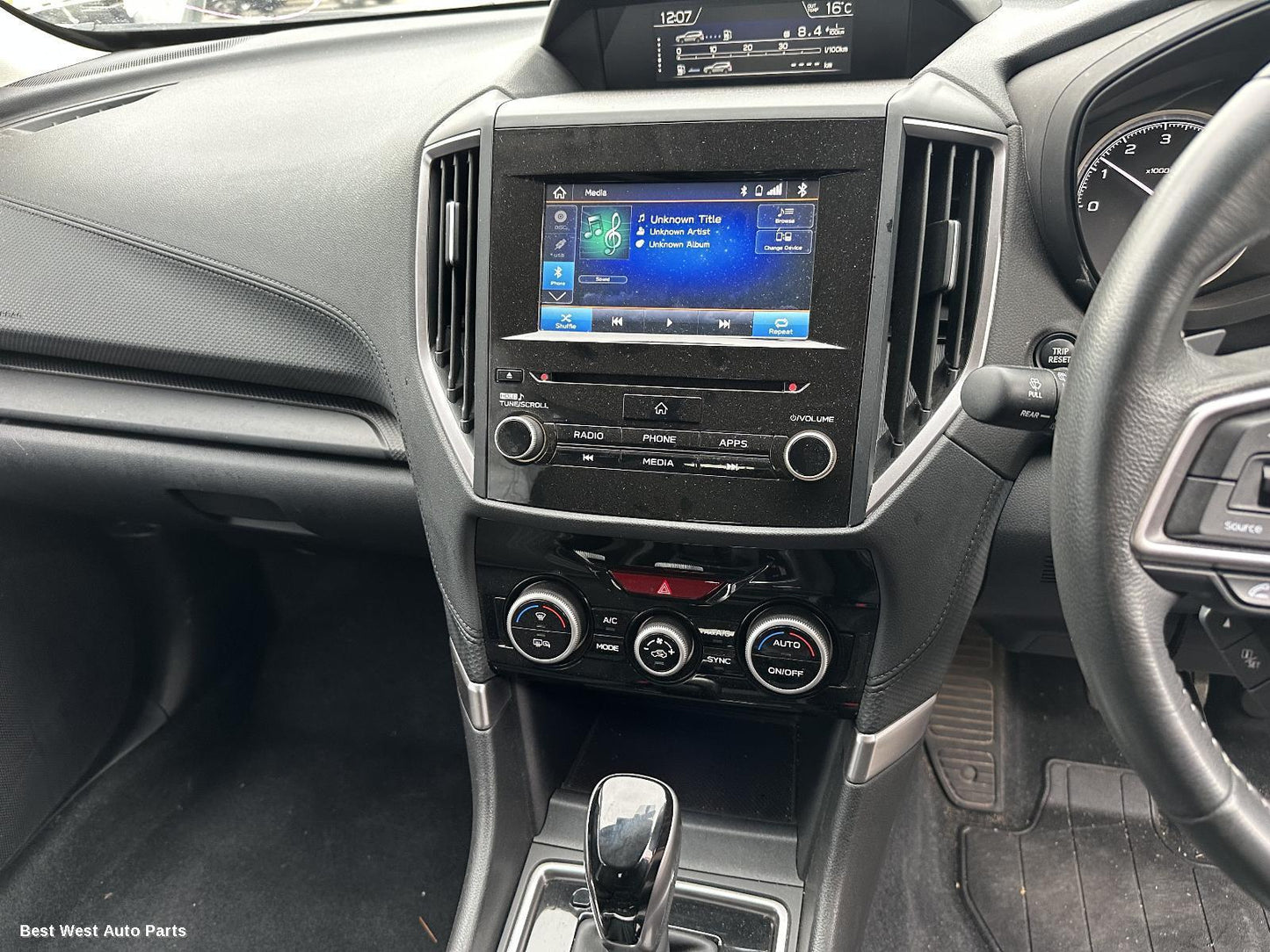 2020 SUBARU FORESTER Heater/Ac Controls