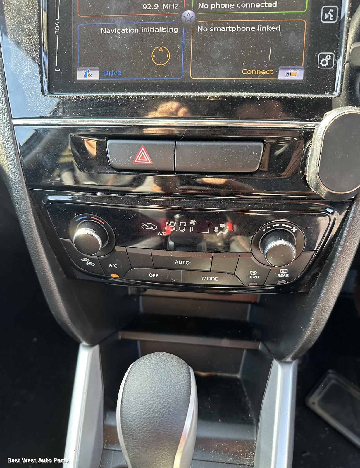 2016 SUZUKI VITARA Heater/Ac Controls