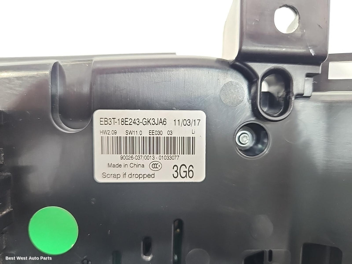 2018 FORD RANGER Heater/Ac Controls