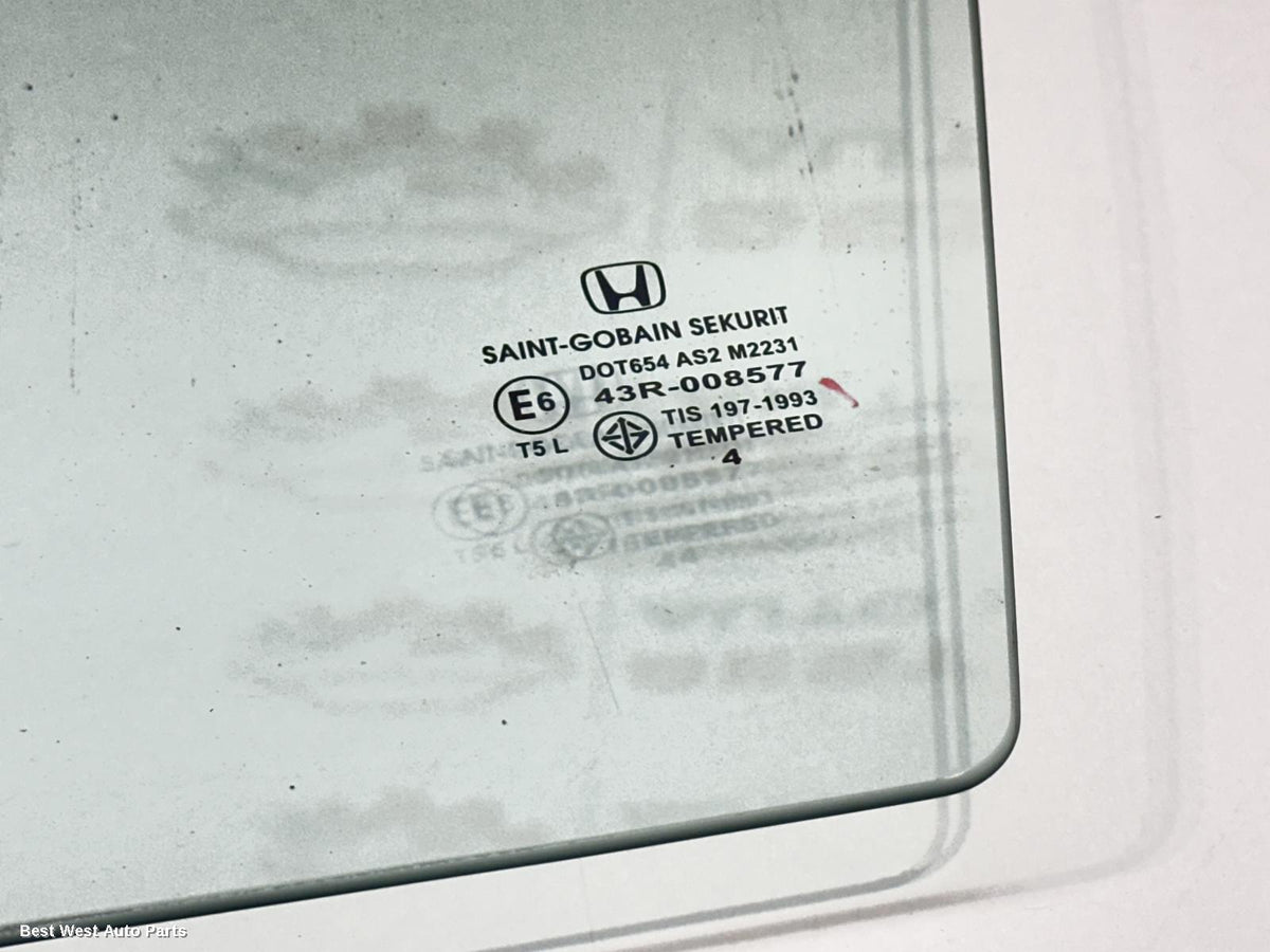2014 HONDA JAZZ Left Rear Door Window