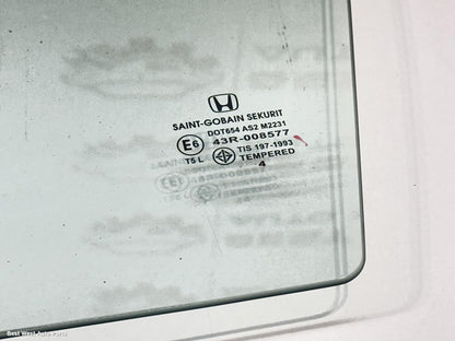 2014 HONDA JAZZ Left Rear Door Window