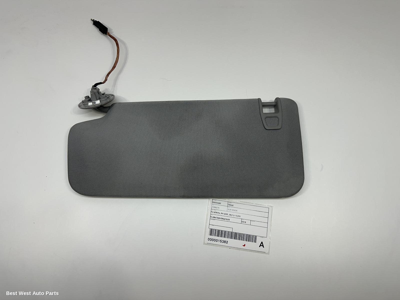 2018 HOLDEN TRAX Sunvisor