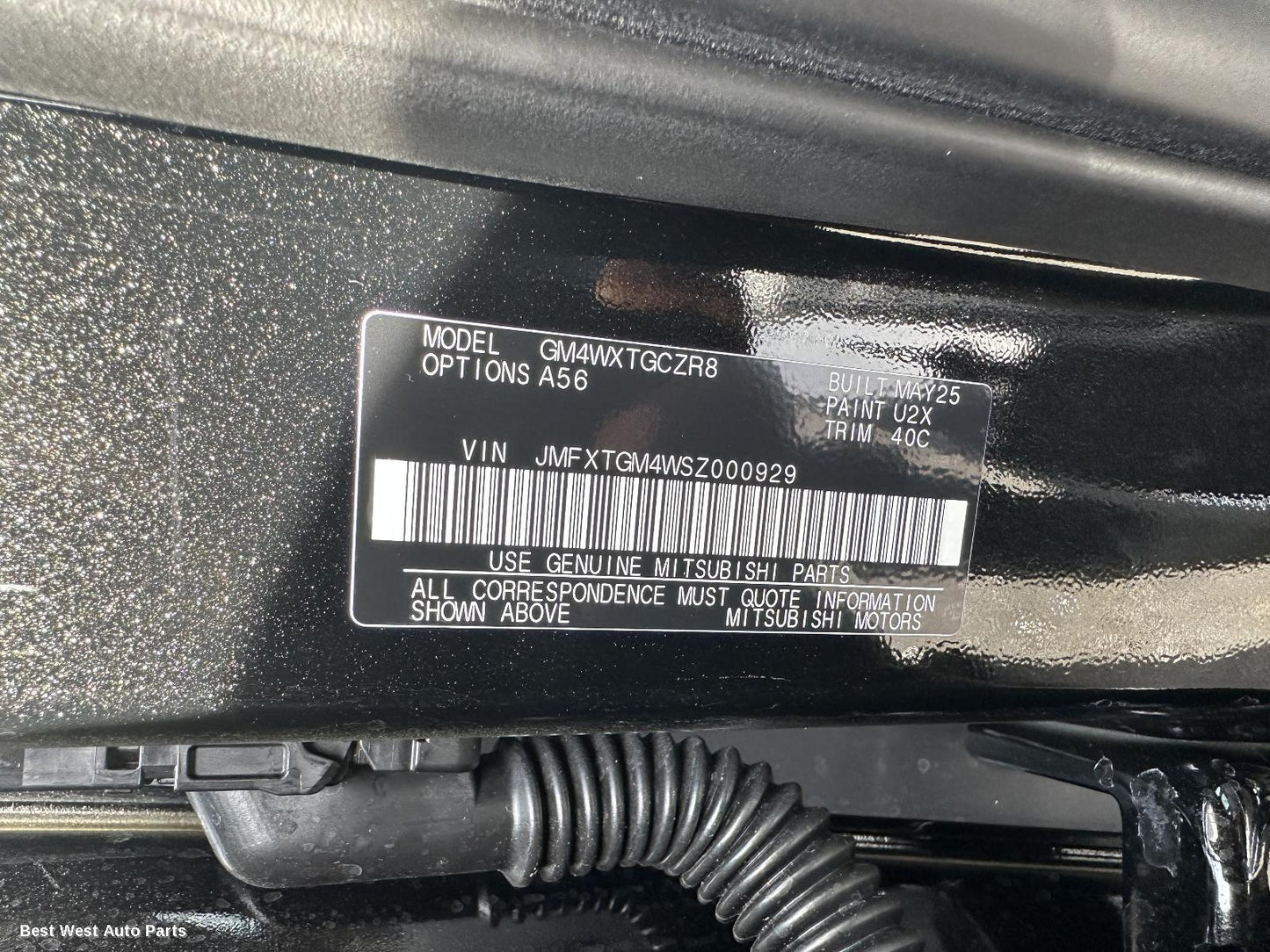 2025 MITSUBISHI OUTLANDER Right Door Mirror