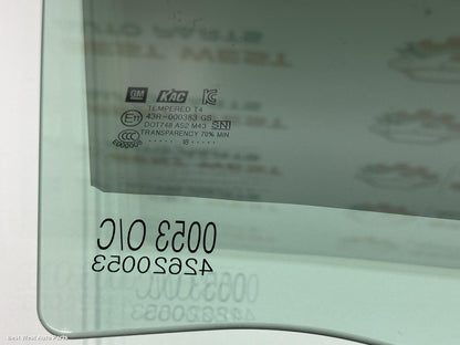 2018 HOLDEN TRAX Right Front Door Window