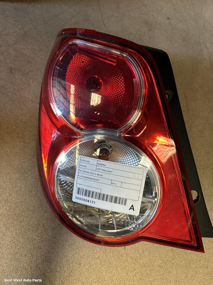 2013 HOLDEN BARINA Left Taillight