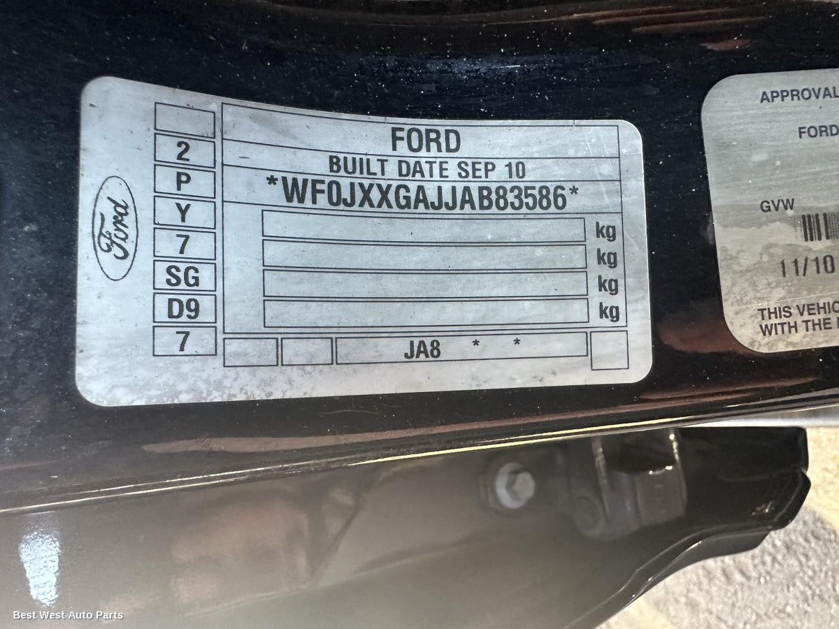 2011 FORD FIESTA F/Bar Reinforc/Brack
