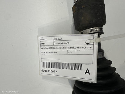 2022 TOYOTA COROLLA Left Driveshaft