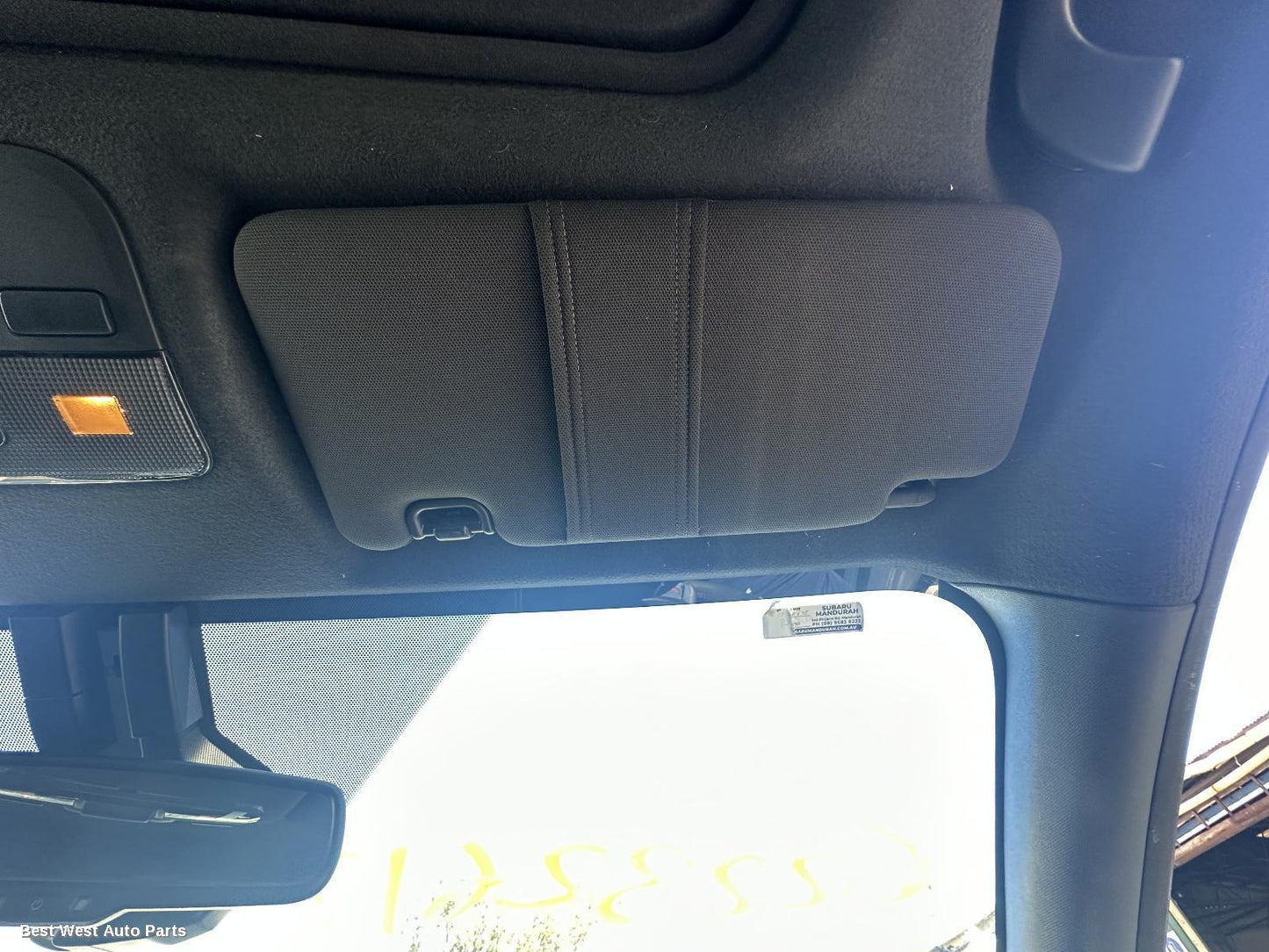 2015 SUBARU WRX Sunvisor