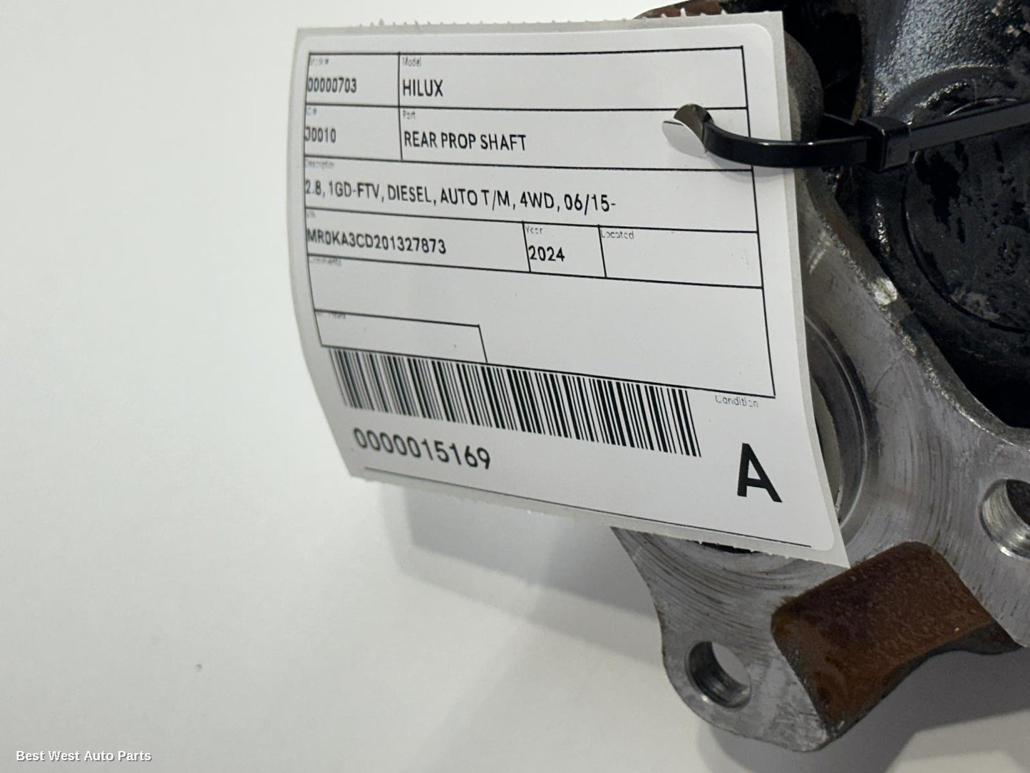 2024 TOYOTA HILUX Rear Drive Shaft