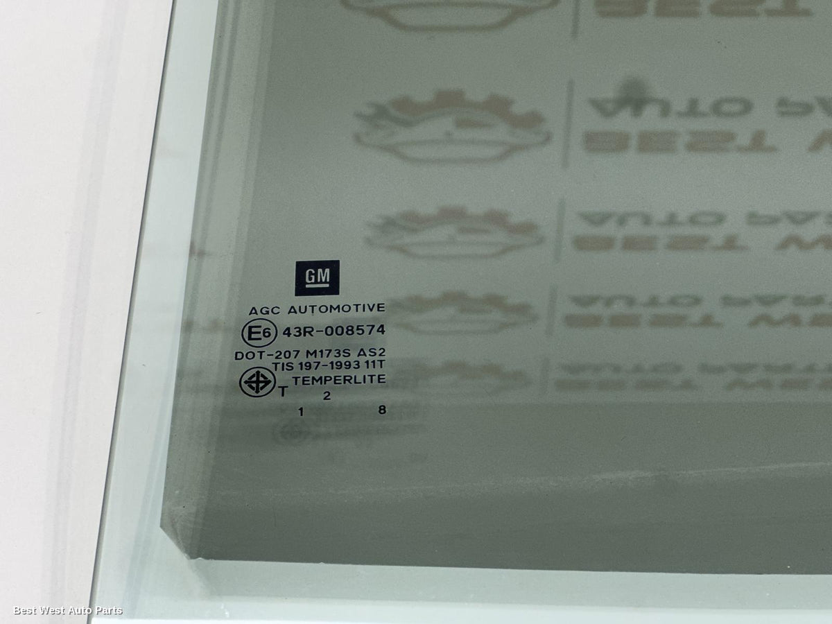 2013 HOLDEN COLORADO Left Rear Door Window