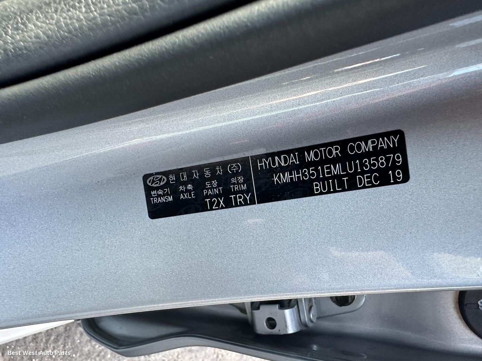 2020 HYUNDAI I30 Gear Stick/Shifter