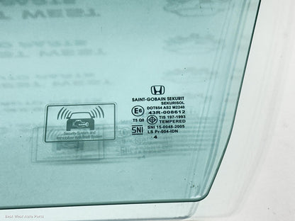 2014 HONDA JAZZ Left Front Door Window