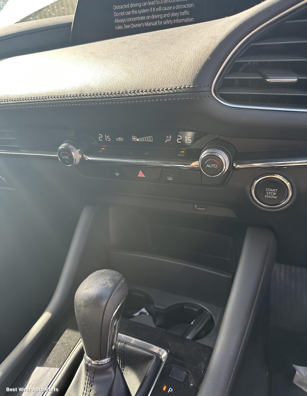 2020 MAZDA 3 Heater/Ac Controls