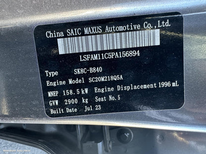 2023 LDV T60 Sunvisor