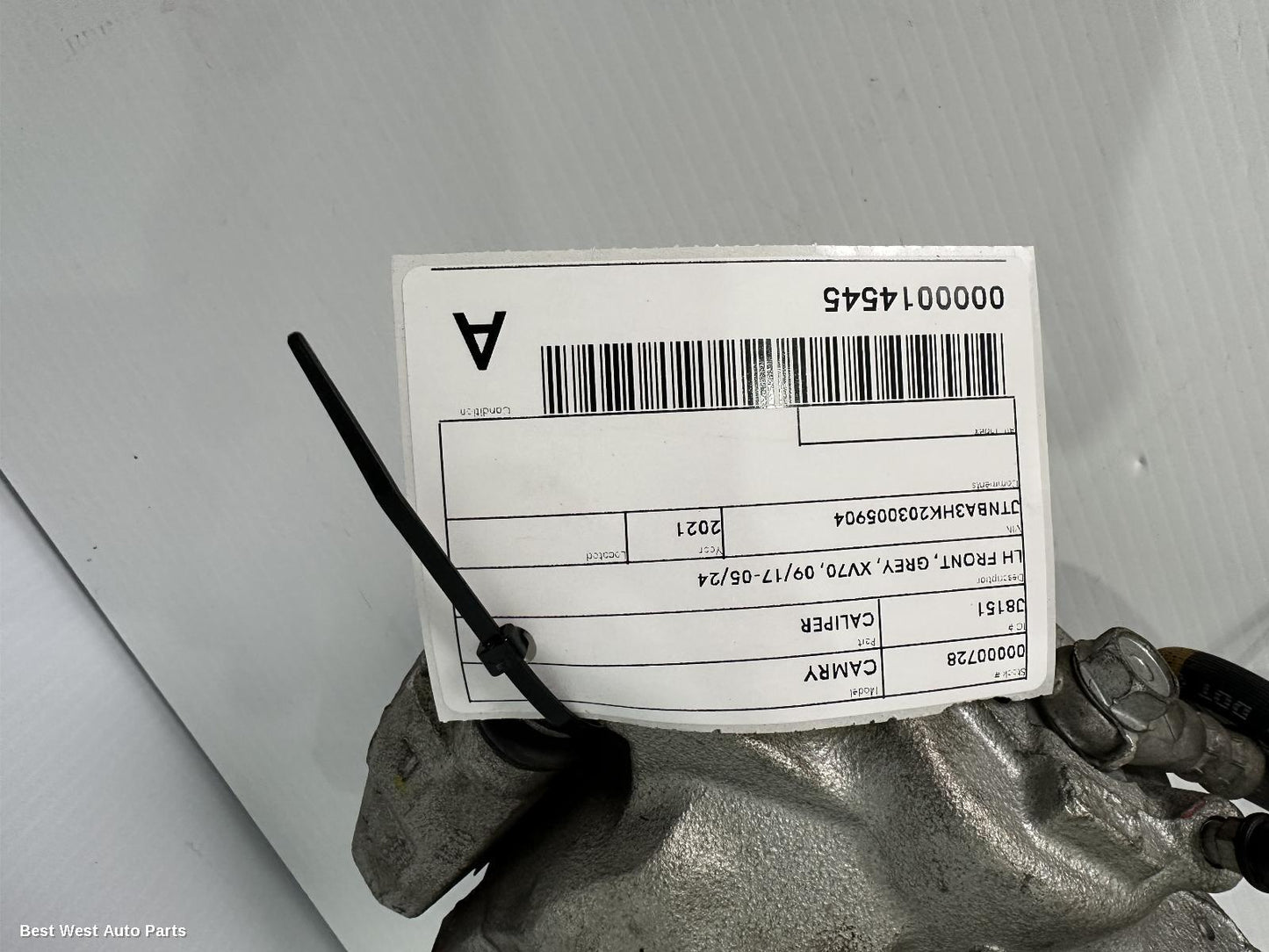 2021 TOYOTA CAMRY Caliper