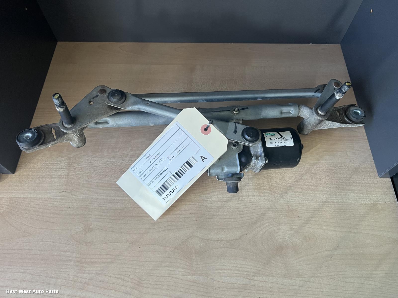 2014 HOLDEN TRAX Wiper Motor