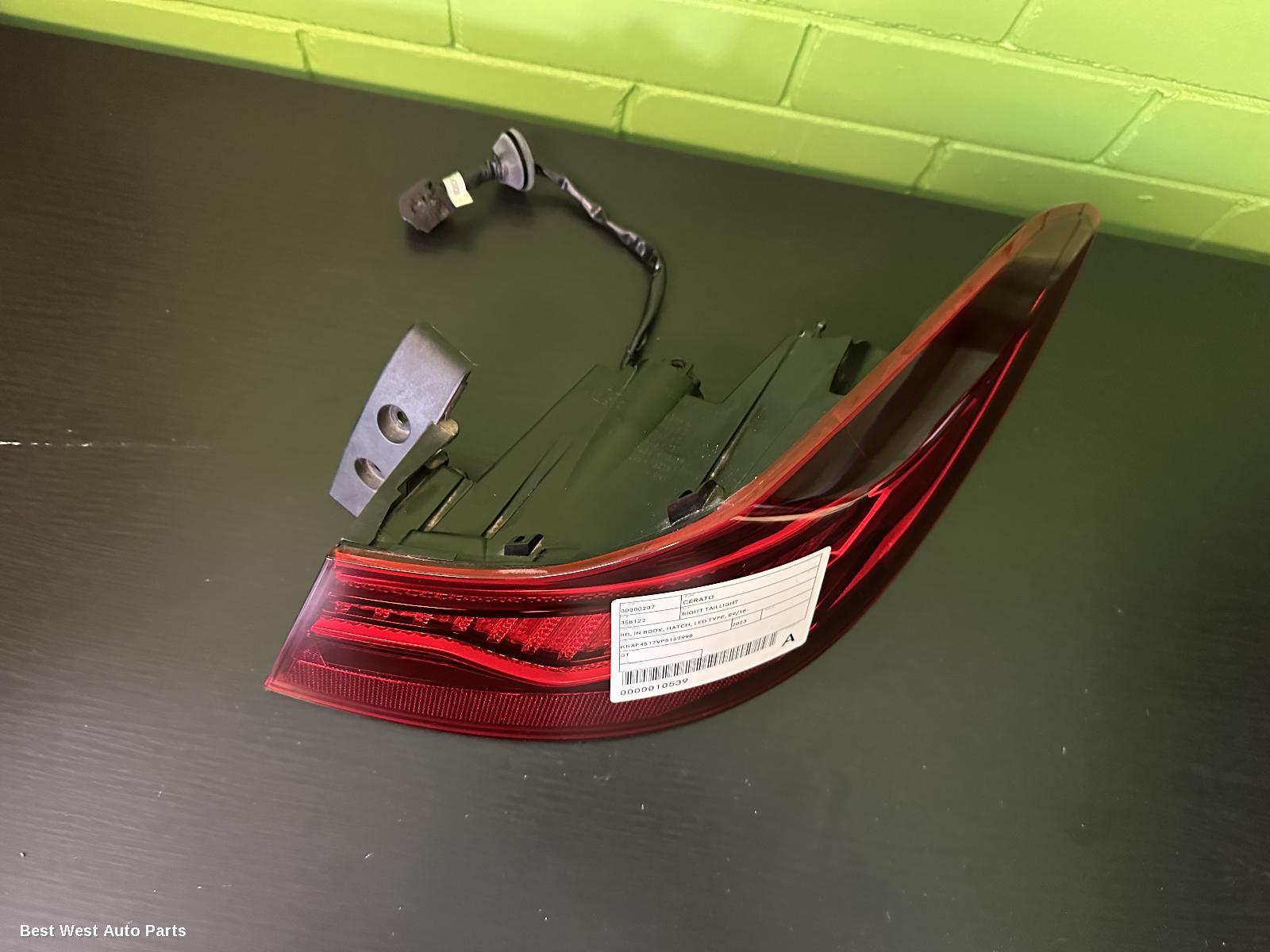 2023 KIA CERATO Right Taillight