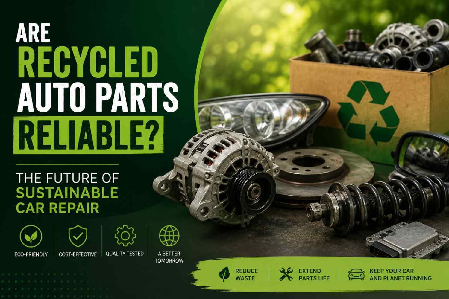 Are Recycled Auto Parts Reliable? The Future of Sustainable Car Repair